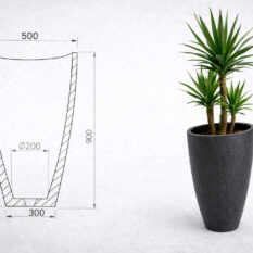 Betonowa donica Milano (1)