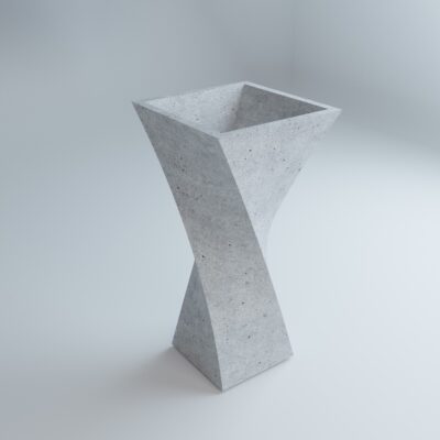 Model Dubai donicy z betonu architektonicznego