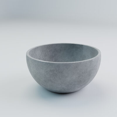 Betonowa donica VIENNA L - półkula 89x45 cm