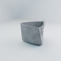 Donica z betonu architektonicznego w naturalnym kolorze