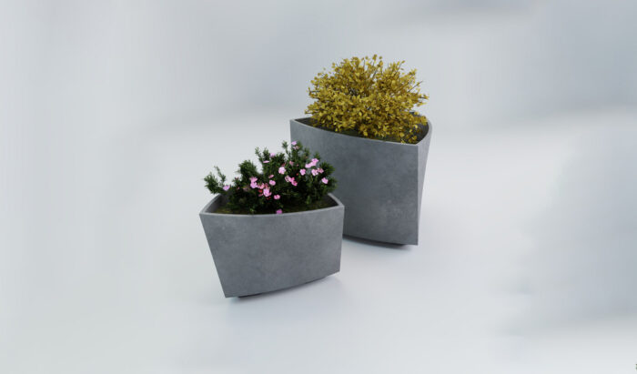 MADRID S (3) Zestaw donic betonowych produkowanych na podkarpaciu w Polsce