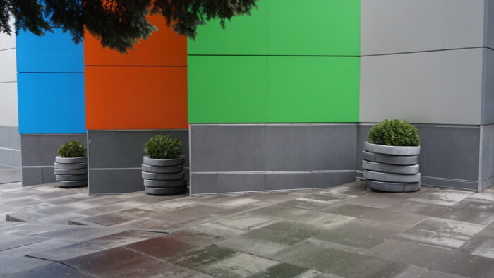 MEDIATOR (8) betonowe donice budowane z elementów na określoną wysokość