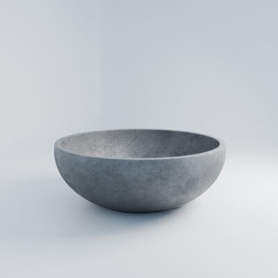 Betonowa donica VIENNA XL - półkula 120x40 cm