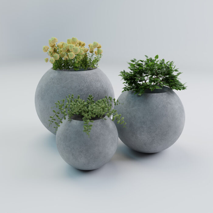 vazon_sphera Betonowe donice produkowane w Polsce