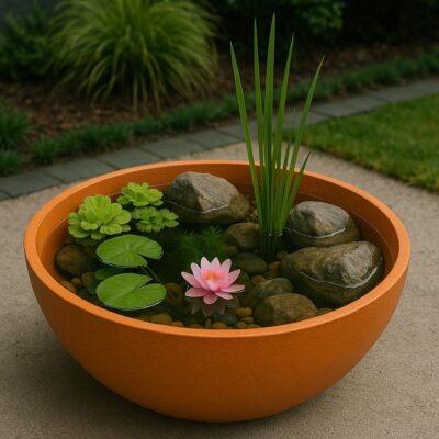 Betonowe oczko wodne VIENNA M - półkula 60x26 cm