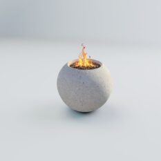 Palenisko z betonu architektonicznego