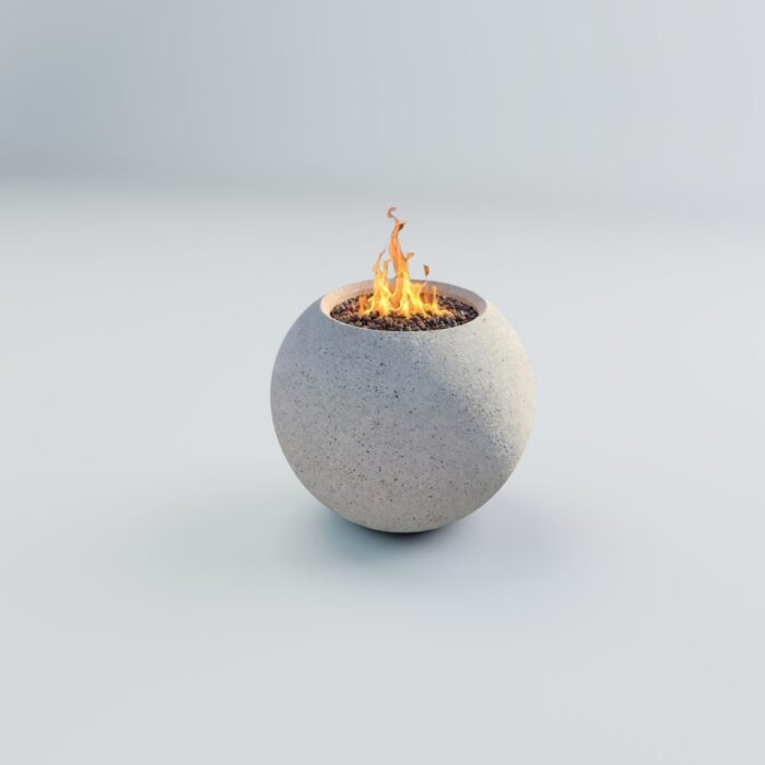 Palenisko z betonu architektonicznego