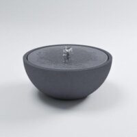 Fontanna z betonu architektonicznego