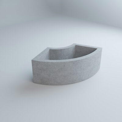 Betonowa donica CIRCO 106x40x36 cm