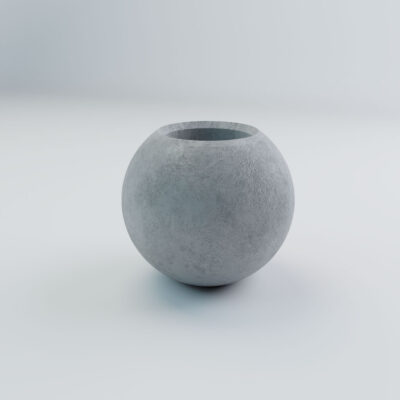 Betonowa donica SPHERE L - kula 80x70 cm