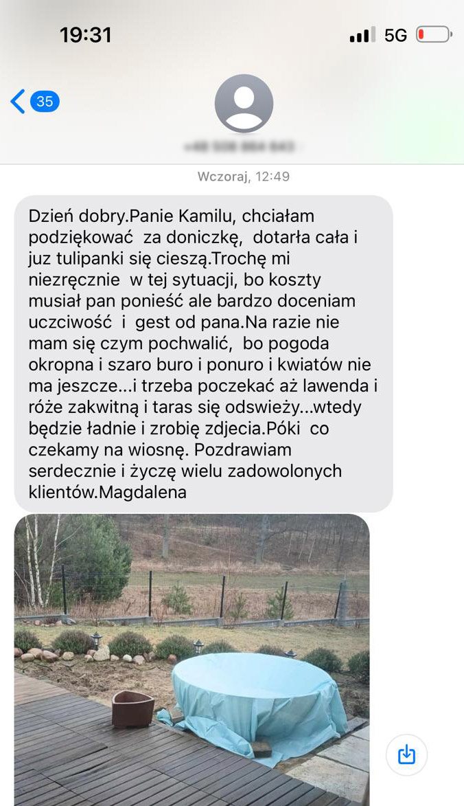 Dobra opinia o donicy betonowej