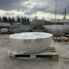 Betonowa donica przygotowana do bezpiecznej wysyłki