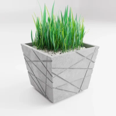 Betonowa donica GRANADA M - 55x47 cm